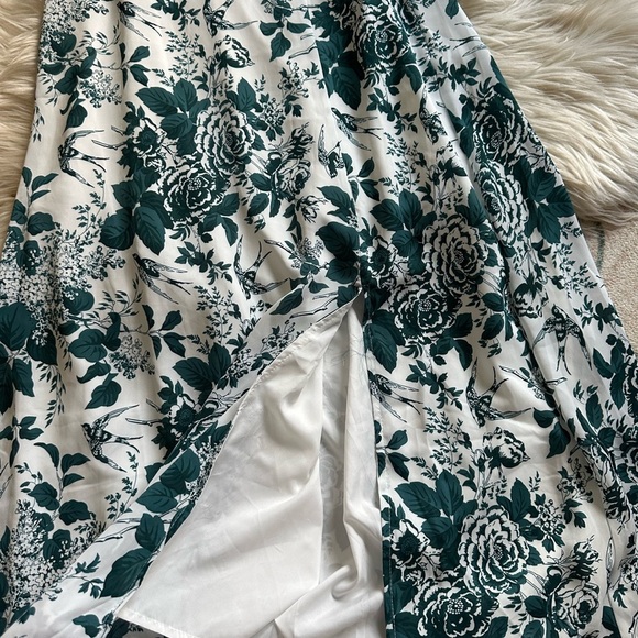 BALTIC BORN Cadence Midi Dress In Jade Floral - Picture 6 of 8